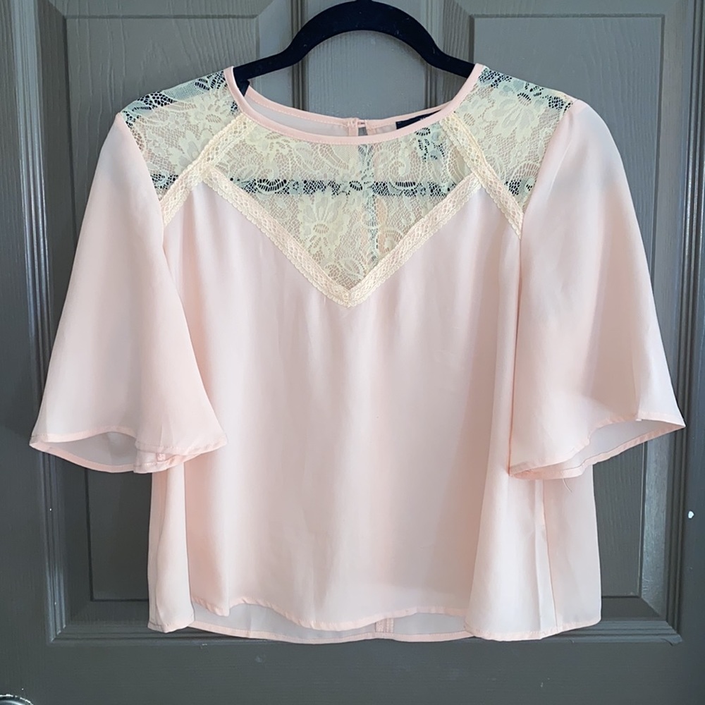 Forever 21 Pink Flowy Top